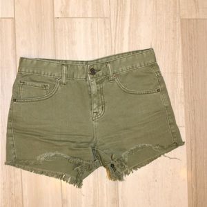 BDG Green Shorts